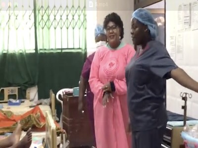 Donation at Lekma Hospital & Manna Mission Hospital