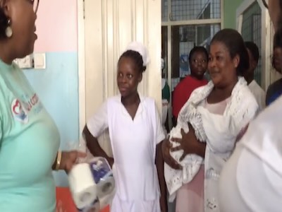 Donation at Lekma Hospital & Manna Mission Hospital